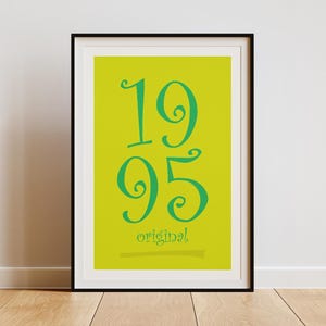 1995 Poster Geschenk für 30 jährige 1995 Geschenkkarte 1995 original Geschenk für Sohn geboren 1995 Tochter 30 Geburtstag 30 Jahre Geburtstag 30