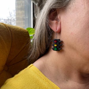 Traffic Light Earrings