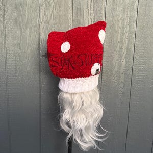 Mushroom Hooded Cowl | Crochet Mushroom Hood | Crochet Cowl Mushroom Cowl | Goblincore | Cottagecore Aesthetic | Faerie Hood | Ready to ship