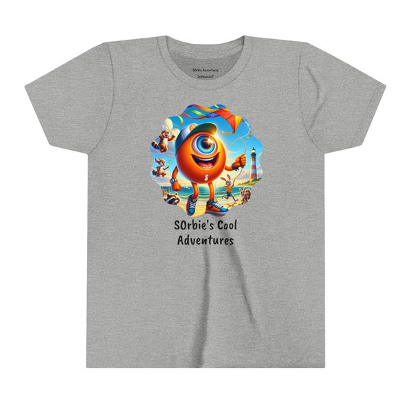 SOrbie Children's Book Character for t-shirt, SOrbie plays in magical world, children love to read books adventures and positive, for Kids