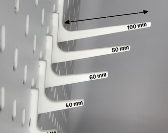 Hook Hanger 15 Degree Angle for IKEA Skadis Perforated Plate