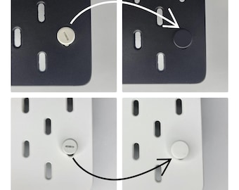 Cover caps for screws IKEA Skadis pegboard
