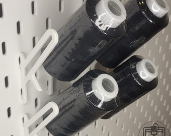 Thread spool holder PROFESSIONAL OVERLOCK for IKEA Skadis spool holder