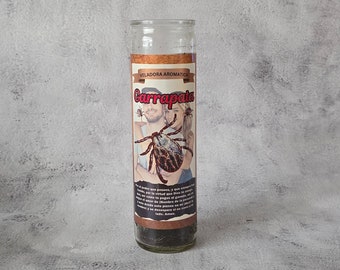 Garrapata spell candle, Tick Prepared Candle, Garrapata Veladora Preparada, Love candle, Spell candle, Ritual candle