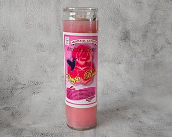 Chuparosa spell candle, Hummingbird Ritual Love Candle, Veladora Preparada Para el Amor, Hummingbird Fixed Love Candles,