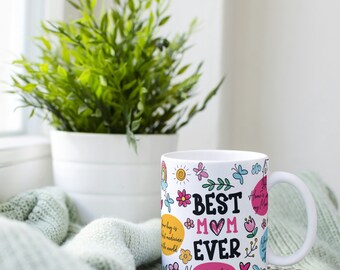 Mamá Mejor Taza de mamá, regalo para mamá, día de la mamá, taza de café, taza con mensaje, regalo especial, regalo para ella