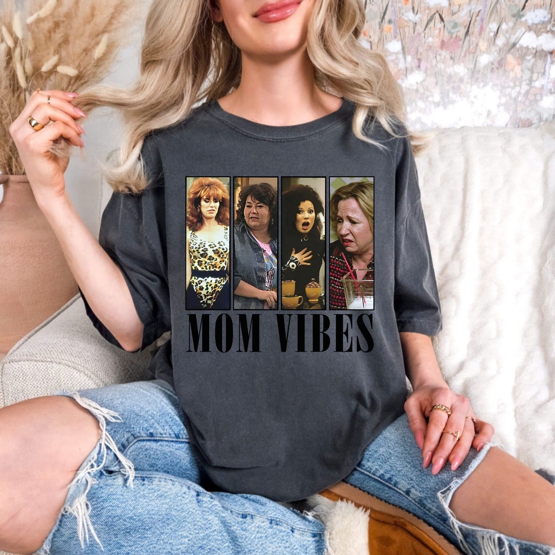 Mom Vibes Shirt, Funny Mom Vibes T-shirt, Mother's Day Gift, Vintage