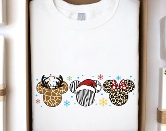 Mickey and Friends Christmas Lights Tshirt, Disney Christmas Shirt, Holiday Season Shirt, Cute Disney Shirt, Christmas Trees Shirt