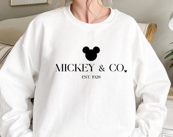 Mickey And Co. Est 1928 Sweatshirt, Mickey and Co.,Disney Trip Sweatshirt,Disney Vacation Sweatshirt,Mickey and Friends Sweatshirt