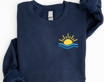 Summer Sweatshirt,Beach Sweatshirt,Cute Beach Sweatshirt,Gift for Women,Vacation Sweatshirt,Trendy Summer Clothes,Summer Day Sweatshirt
