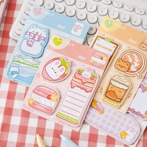 Lovely Day Sticky Notes – Blocchi promemoria carini ed estetici