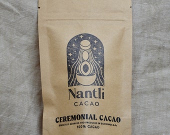 Probiermenge Nantli Cacao zeremonieller Kakao organic fairtrade 40g Kakao Zeremonie für 1-2 Tassen