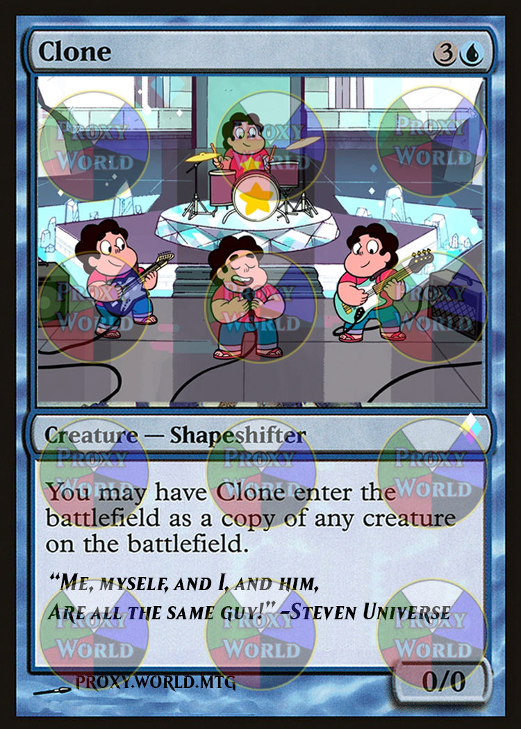 MTG Clone Steven Universe Digital Download for At-home Printers - Etsy