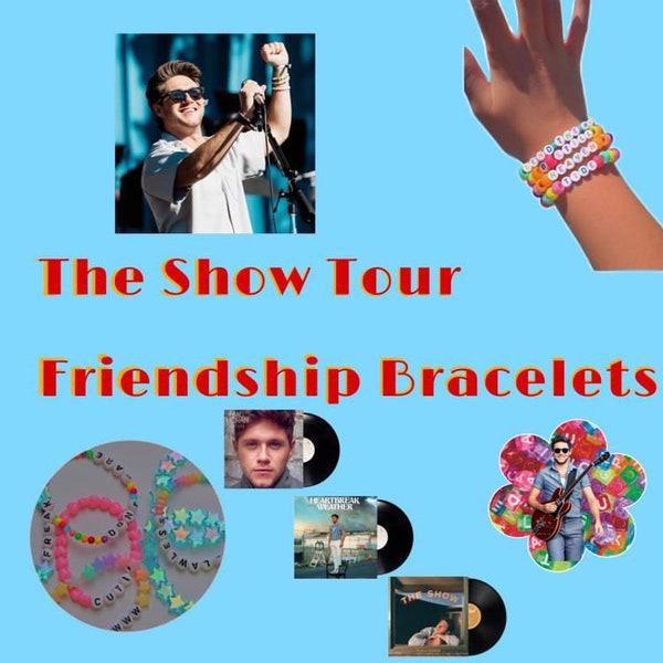 Niall Horan Memorabilia Friendship Bracelets The Show | Individual with Show Date