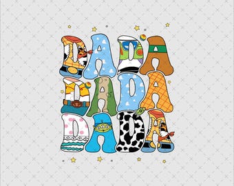 Toy Story Dada PNG, Family Vacation Design (Digital Download)