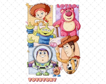 Toy Story Clipart Bundle, Family Vacation PNG SVG (Digital File)
