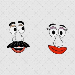 Potato Head Couple Svg, Potato Head Couple Png, Toy Story Svg, Toy Story Png, Toy Story Couple Svg Png, Digital File, Instant Download
