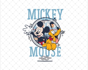 Mickey and Friends Vacation PNG SVG, Family Trip (Digital File)