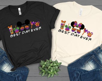 Disney Best Day Ever Halloween shirt, Disney Spooky Season shirt, Mickey and Minnie Shirt, Kids Halloween Tee, Disney Family sweatshirt, s85