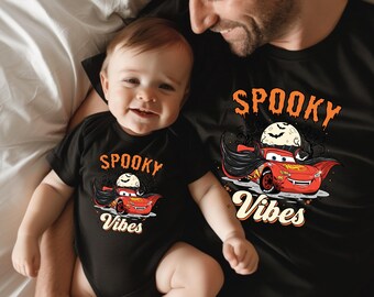 Lightning McQueen Halloween Shirt, Retro Radiator Springs Cars Movie Halloween,  Disney Halloween Trip, Halloween Party, Halloween Gift a188