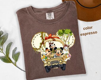 Comfort Colors® Disney Animal Kingdom Shirts, Safari Mode Disney Shirt, Family Vacation Shirts, Mickey and Friends Animal Kingdom shirt d041