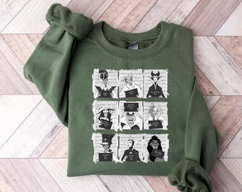 Vintage Villains Walt Disney Shirt Disney Halloween Shirt, witch shirt, Disneyland Halloween Shirt, maleficent Shirt, Halloween trendy, s83