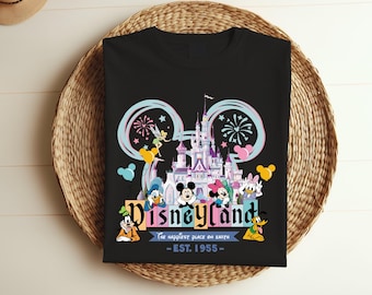 Disneyland Shirt, The Happiest Place On Earth, Disney Family Shirt, Disneyland Trip Shirt, Disney Gift Tee 690