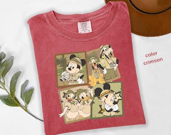 Comfort Colors® Disney Animal Kingdom Shirts, Safari Mode Disney Shirt, Family Vacation Shirts, Mickey and Friends Animal Kingdom shirt d042