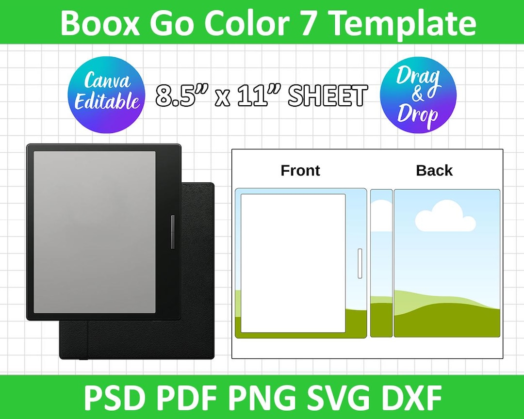 •••booo様••オーダーページ••• Boox Go Color 7 Template, Paperwhite Template, Paperwhite