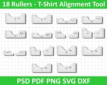 T-Shirt Alignment Tool SVG, Tshirt Ruler Svg, T-shirt Placement Guide, design guide, Adult, Shirt Placement Guide, Toddler,Yought,Baby,Vneck