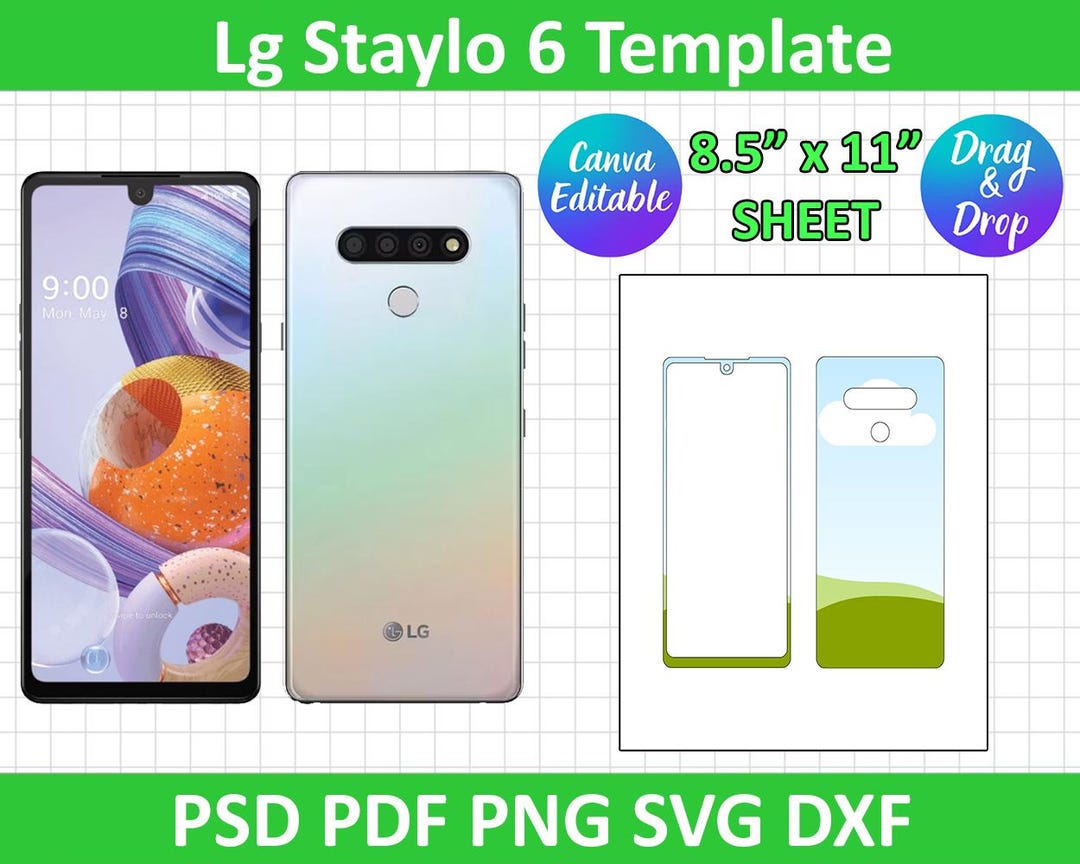 Lg Rally Template Lg Staylo 6 Template, Phone Case Template, Phone Sublimation ...
