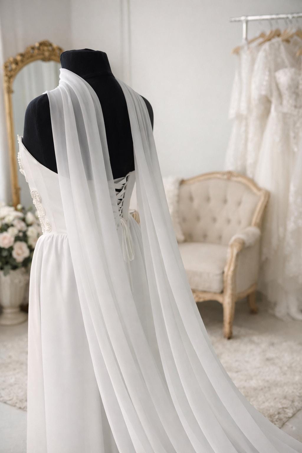 sachin and babi light blue dress Trumpet/Mermaid Sweetheart Chiffon Sweep Train Wedding Dresses With  Appliques Lace main image 1