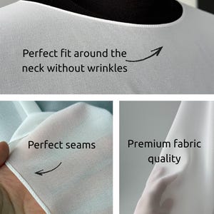 White wedding cape, White shawl, Chiffon Bridal Cape,Off-white Bridal Cape,Long Cape Train, image 16