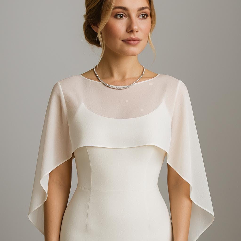 sheer dress topper Wedding Dress Topper Sheer