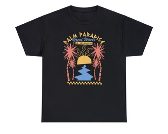 T-shirt en coton épais Palm Paradise