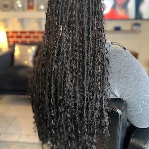Boho Locs handmade with human hair curls | Baja locs| jah locs| handmade locs| boho locs| human hair locs| goddess locs| bohemian locs |