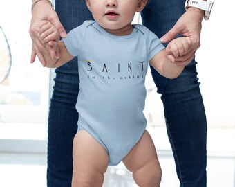 Saint in the Making Infant 100% Cotton Bodysuit Unisex