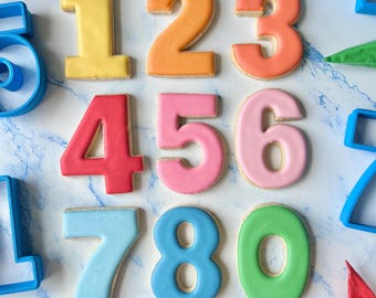 Number cookie cutter