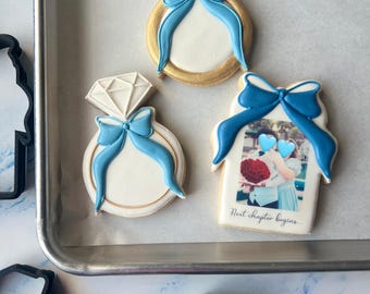 Bow Ring Wedding Cookie Cutters