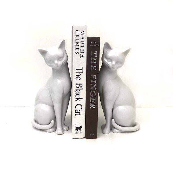 Vintage Porcelain Cats Figurines, Made in Japan