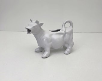 White Porcelain Cow Creamer