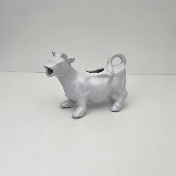 White Porcelain Cow Creamer