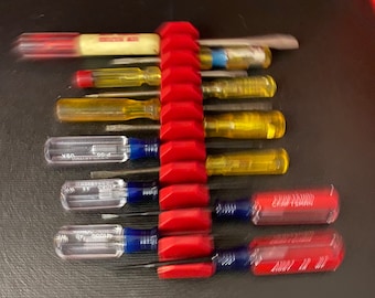 Mini Screwdriver Organizer w/Integrated Magnets