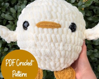 Haakpatroon jumbo eend – amigurumi voor beginners (pdf-download)