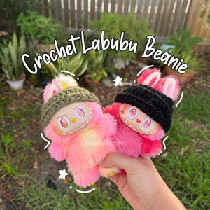 Crochet Labubu Beanie Hat- Labubu Accessory