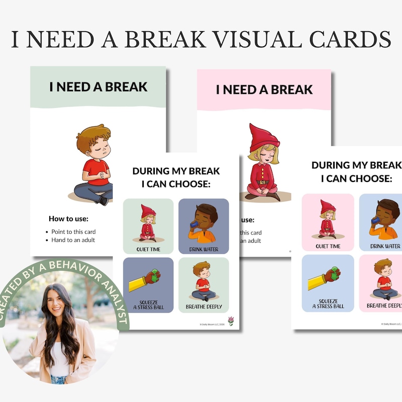 I Need a Break Visual - Etsy