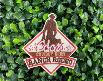 Parche bordado del Coors Cowboy Club Ranch Rodeo