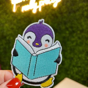 Reading Penguin Embroidered Patch