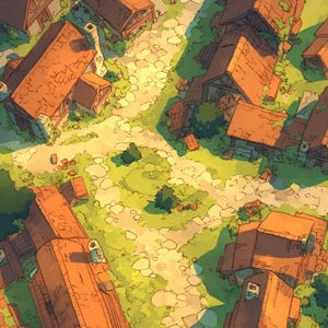 Grassland Battlemaps, Dnd Maps, Plains, D&amp;D, City, Gridded Maps, Roll20 ...