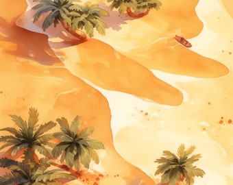 Desert Battlemaps, DnD Maps, wasteland, Wild West, canyon, D&D, Pathfinder, Gridded Maps, Roll20, Dungeon Master, dnd tile, digital map